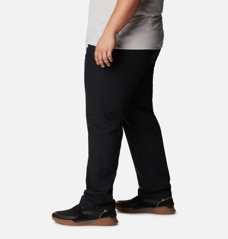 Men's Columbia Flex ROC Pants Black | Plus Size CA-ML36A